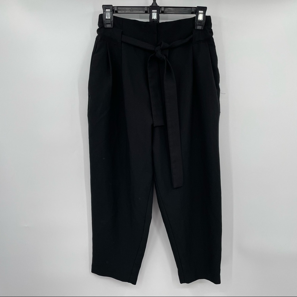 ASOS Black Paper Bag Waist Pants